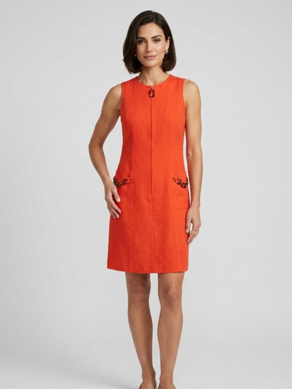 Jackie Bernard Vintage Sleeveless Shift Dress Size 2P